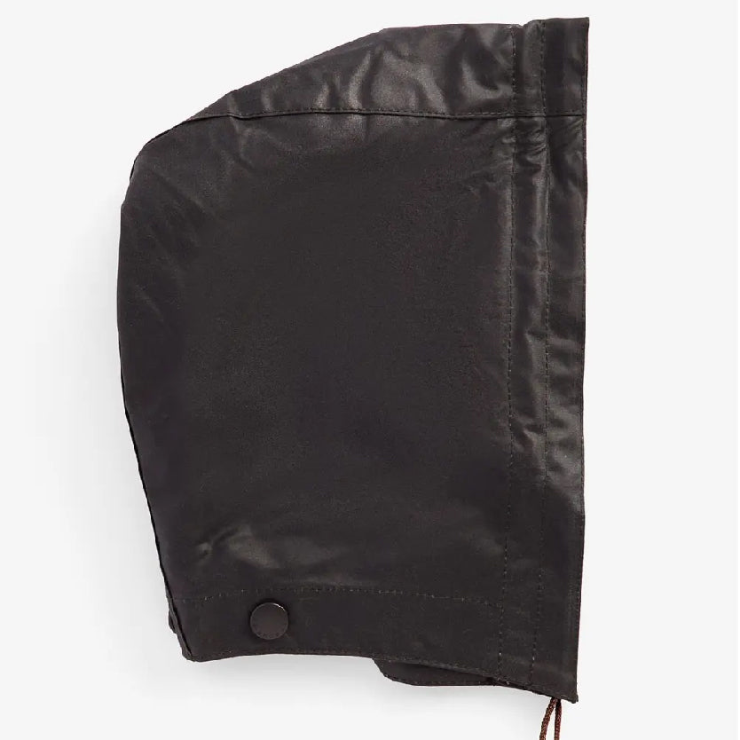 Waxed Cotton Plain Hood Olive#Color_Olive